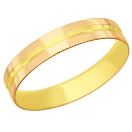 Кольцо из комбинированного золота 110234