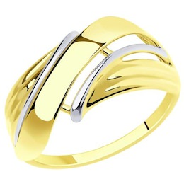 Кольцо из желтого золота 018612-2