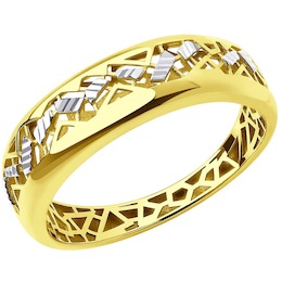 Кольцо из желтого золота 018737-2