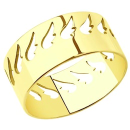 Кольцо из желтого золота 018768-2