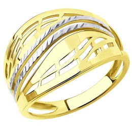 Кольцо из желтого золота 018773-2