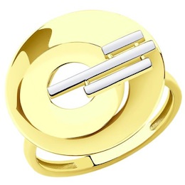 Кольцо из желтого золота 018774-2