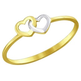 Кольцо из желтого золота 017128-2