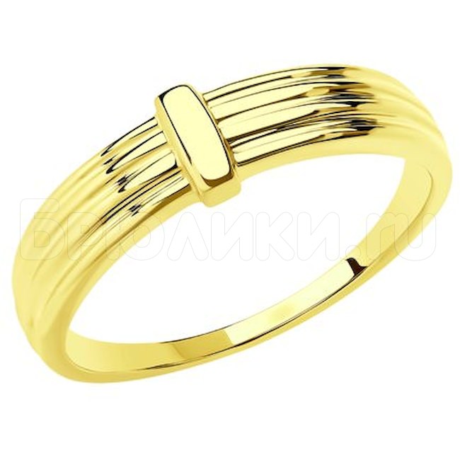 Кольцо из желтого золота 018850-2