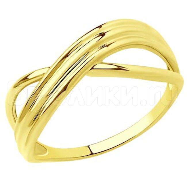 Кольцо из желтого золота 018853-2