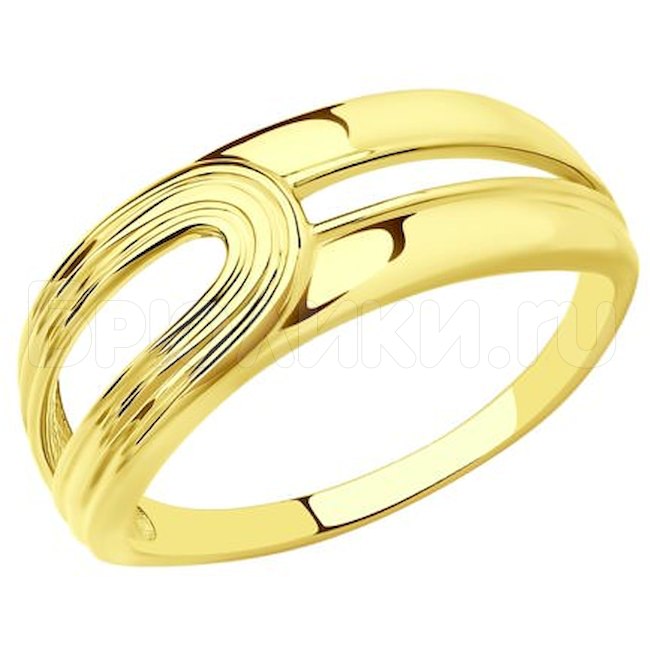 Кольцо из желтого золота 018856-2