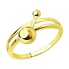 Кольцо из желтого золота 018930-2