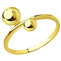 Кольцо из желтого золота 018932-2