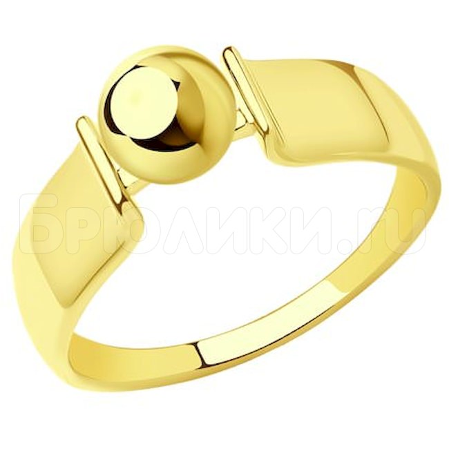 Кольцо из желтого золота 018937-2