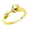 Кольцо из желтого золота 018969-2