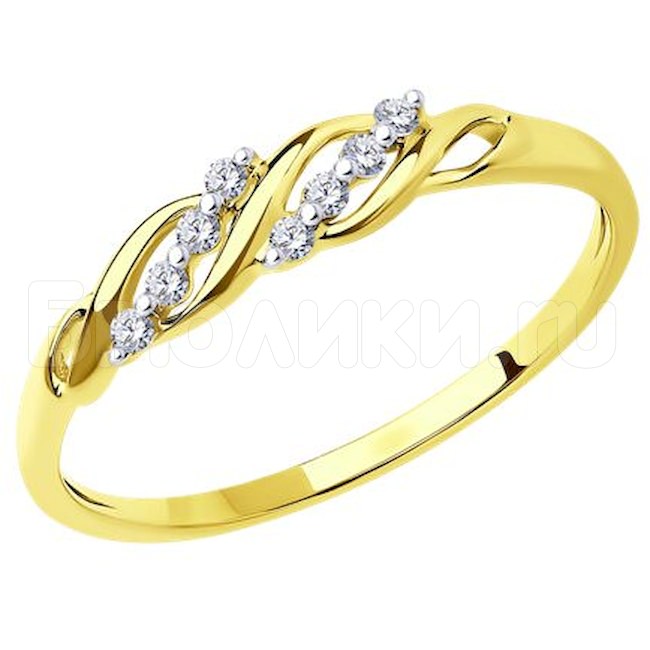 Кольцо из желтого золота 018970-2
