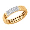 Кольцо из золота с бриллиантами 1012234