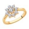 Кольцо из золота с бриллиантами 1012358