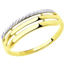 Кольцо из желтого золота 018343-2