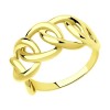 Кольцо из желтого золота 018654-2