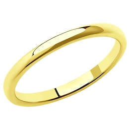 Кольцо из желтого золота 018711-2