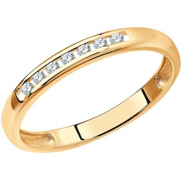 Кольцо из золота с бриллиантами 1012324