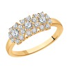 Кольцо из золота с бриллиантами 1012387