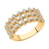 Кольцо из золота с бриллиантами 1012395