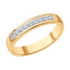 Кольцо из золота с бриллиантами 1110209