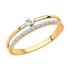 Кольцо из золота с бриллиантами 371011864