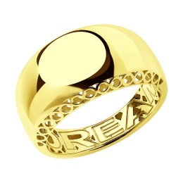 Кольцо из желтого золота 019000-2