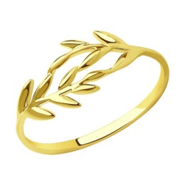 Кольцо из желтого золота 019070-2