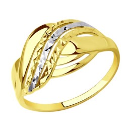 Кольцо из желтого золота 019088-2