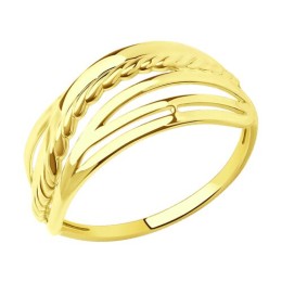 Кольцо из желтого золота 019099-2