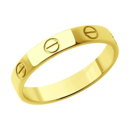 Кольцо из желтого золота 019284-2