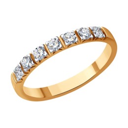 Кольцо из золота с бриллиантами 1012469