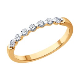 Кольцо из золота с бриллиантами 1012500