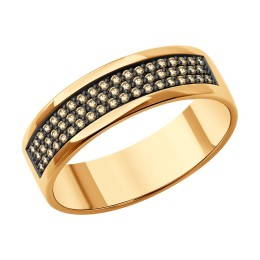 Кольцо из золота с бриллиантами 1012617