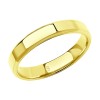 Обручальное кольцо из желтого золота 113093-01