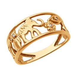 Кольцо из золота 51-110-02222-1