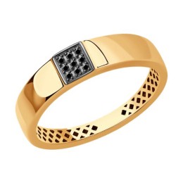 Кольцо из золота с бриллиантами 51-210-01461-2