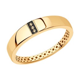 Кольцо из золота с бриллиантами 51-210-01535-2