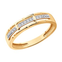 Кольцо из золота с бриллиантами 51-210-01695-1