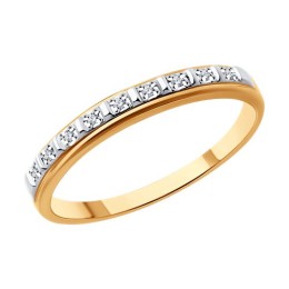 Кольцо из золота с бриллиантами 51-210-01860-1