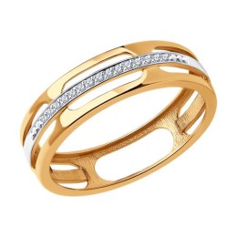 Кольцо из золота с бриллиантами 51-210-01890-1