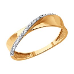 Кольцо из золота с бриллиантами 51-210-01892-1