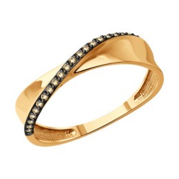 Кольцо из золота с бриллиантами 51-210-01892-2
