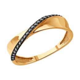 Кольцо из золота с бриллиантами 51-210-01892-3