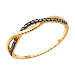 Кольцо из золота с бриллиантами 51-210-01893-2