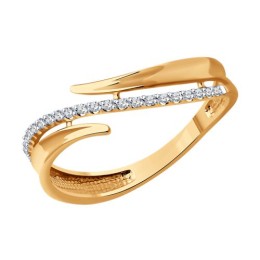 Кольцо из золота с бриллиантами 51-210-01894-1