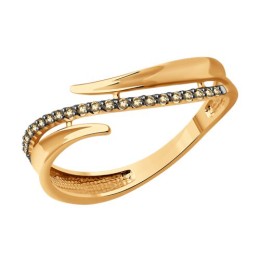 Кольцо из золота с бриллиантами 51-210-01894-2