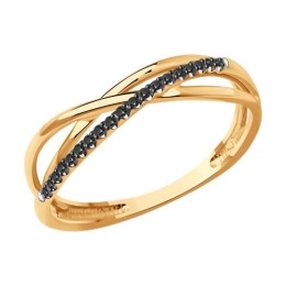 Кольцо из золота с бриллиантами 51-210-01896-3