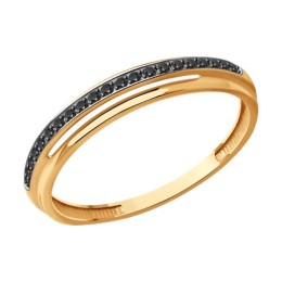 Кольцо из золота с бриллиантами 51-210-01897-3