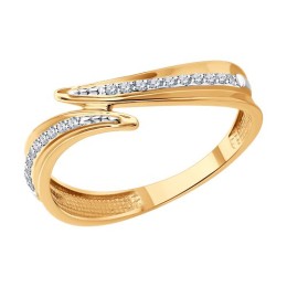 Кольцо из золота с бриллиантами 51-210-01900-1