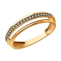 Кольцо из золота с бриллиантами 51-210-01903-2